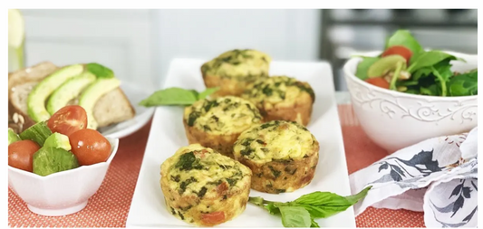Salmon and Veggie Egg Muffins