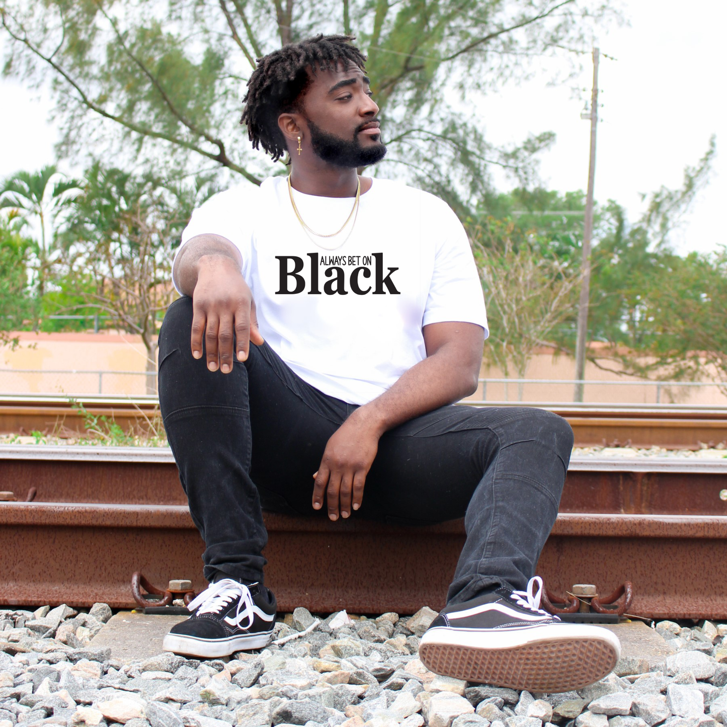 Always Bet on Black Unisex Tshirt Custom T-shirt Bambi Rae Collections