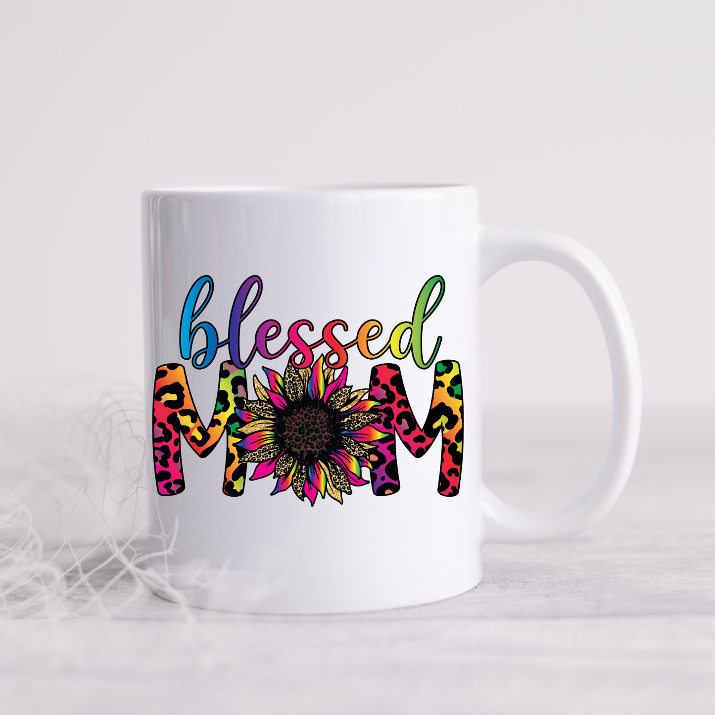 Blessed Mom Mug mug Bambi Rae Collections