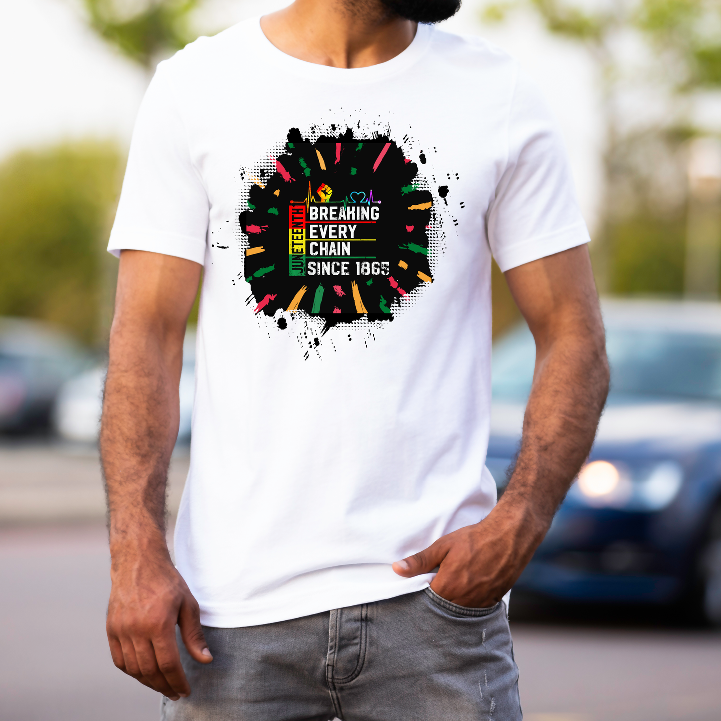 Breaking Every Chain Unisex T-Shirt Custom T-Shirt Bambi Rae Collections