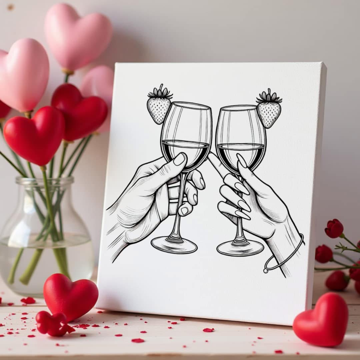 Cheers to Us Canvas