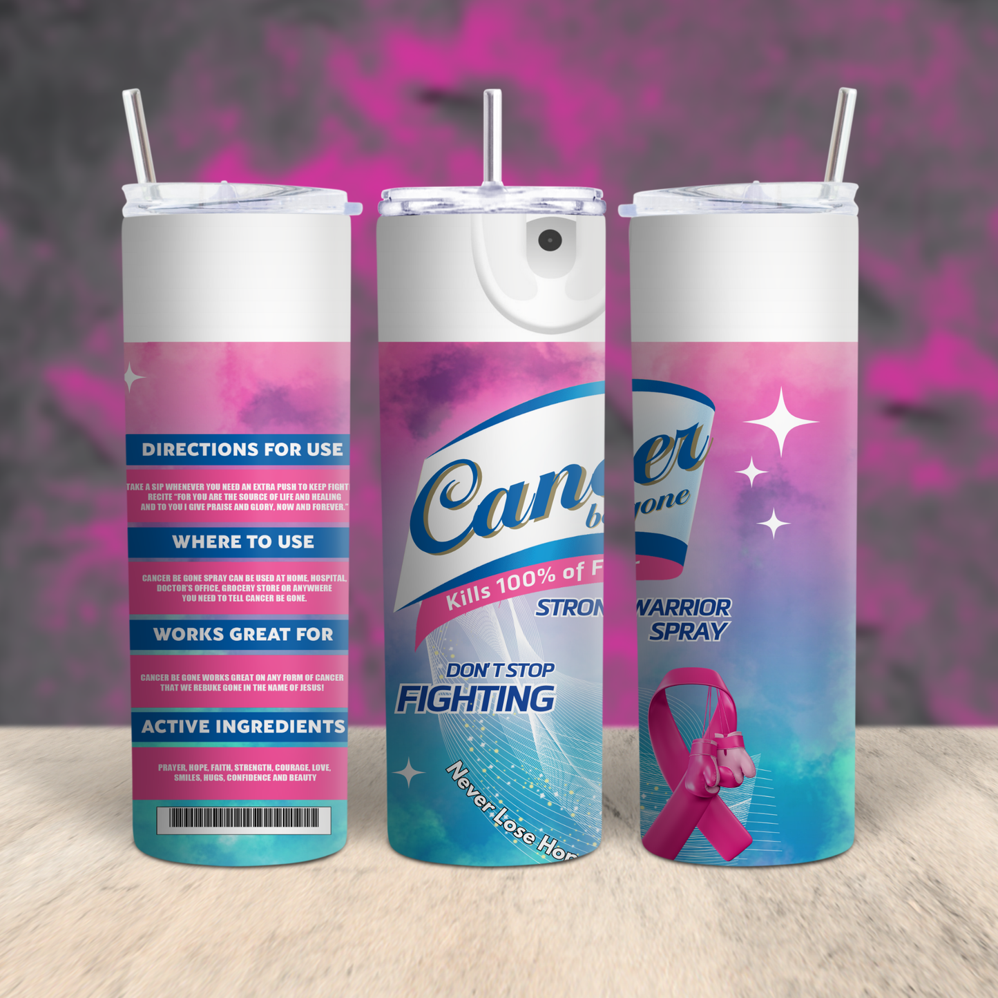 Don't Stop Fighting Tumbler