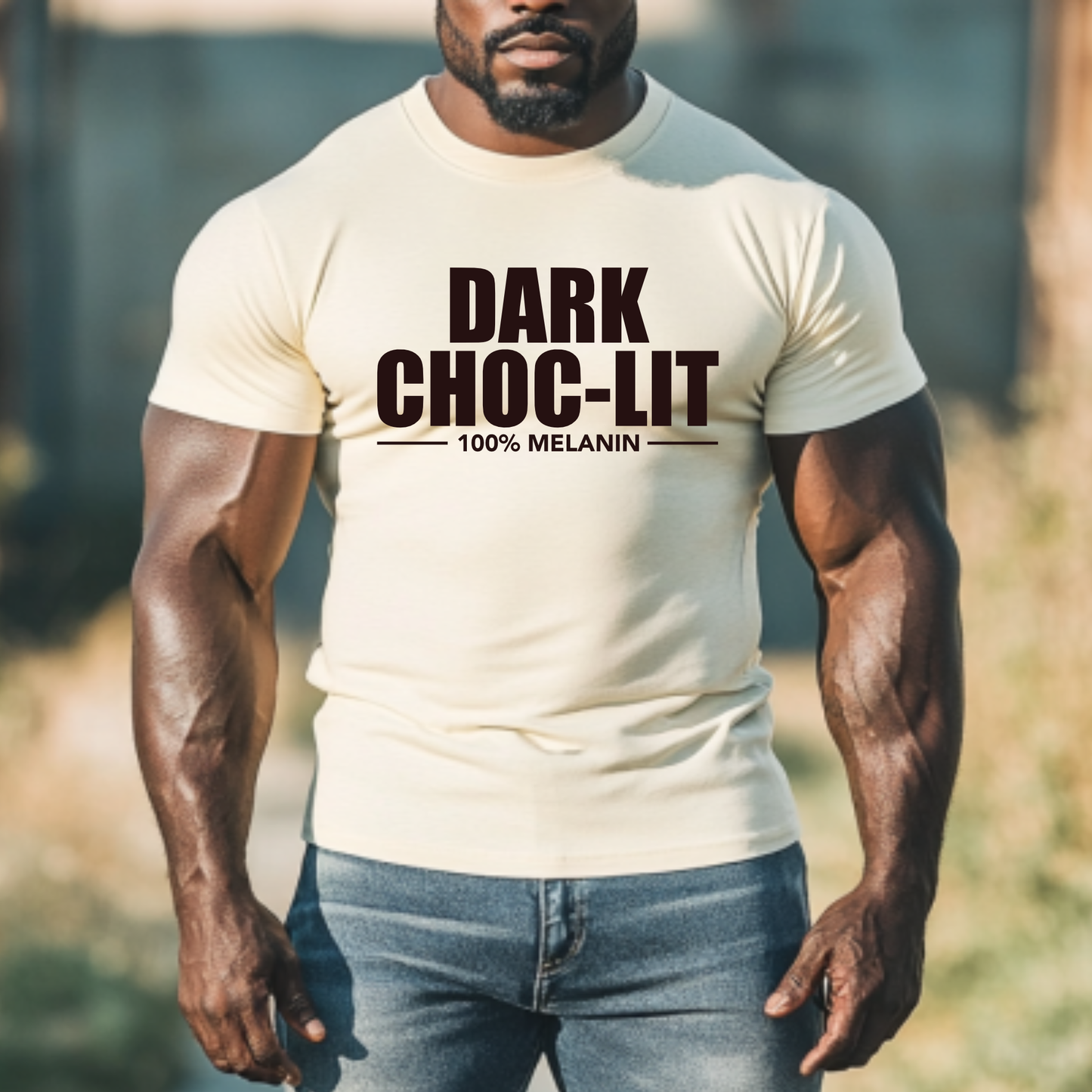 Dark Choc-Lit Unisex T-shirt