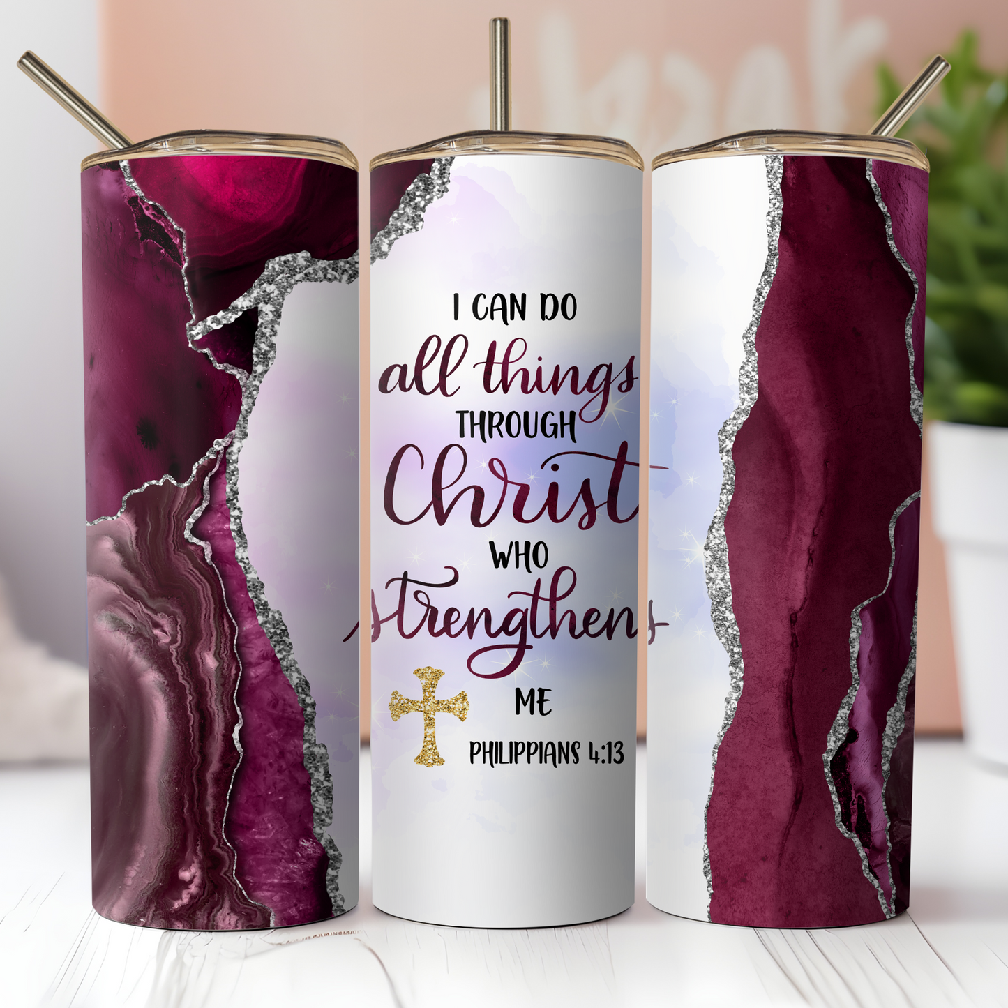 I Can Do All Things Through Christ Tumbler