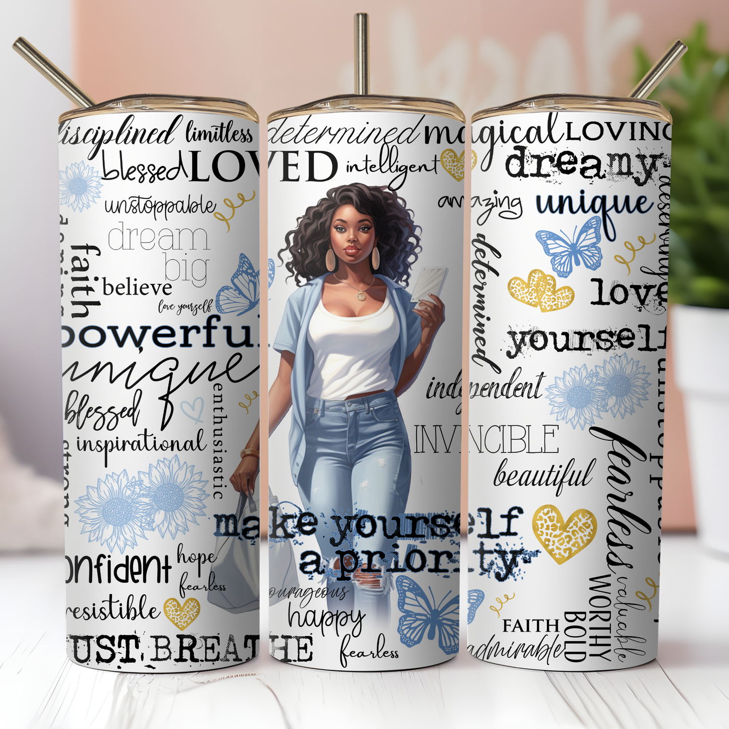 Love Yourself Tumbler tumbler Bambi Rae Collections