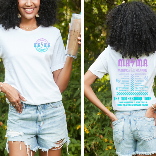 Motherhood Tour Tshirt Custom T-Shirt Bambi Rae Collections
