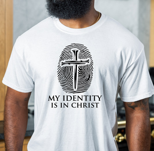 My identity is in Christ T-shirt Custom Tshirt Bambi Rae Collections