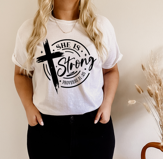 She is strong T-shirt Custom Tshirt Bambi Rae Collections