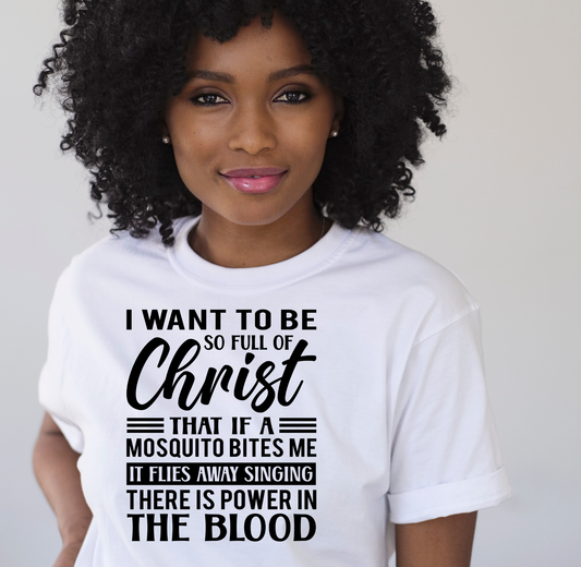 So full of Christ T-shirt Custom Tshirt Bambi Rae Collections
