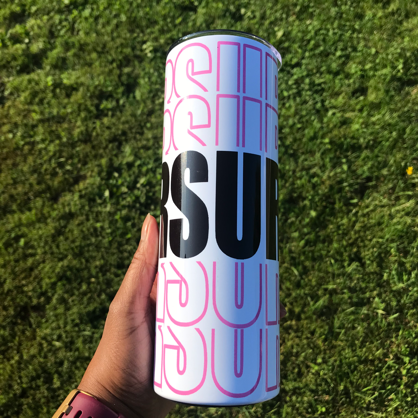 Breast Cancer Survivor Tumbler Custom Tumbler Bambi Rae Collections