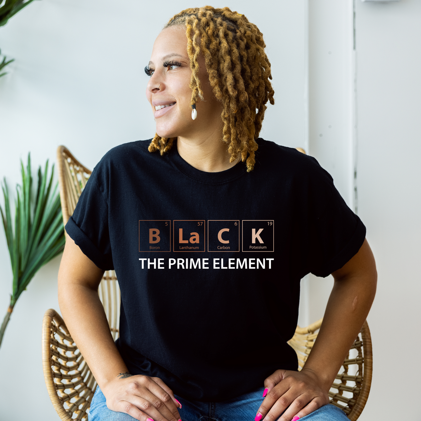 Shades of Black Prime Element Unisex T-shirt Custom T-shirt Bambi Rae Collections