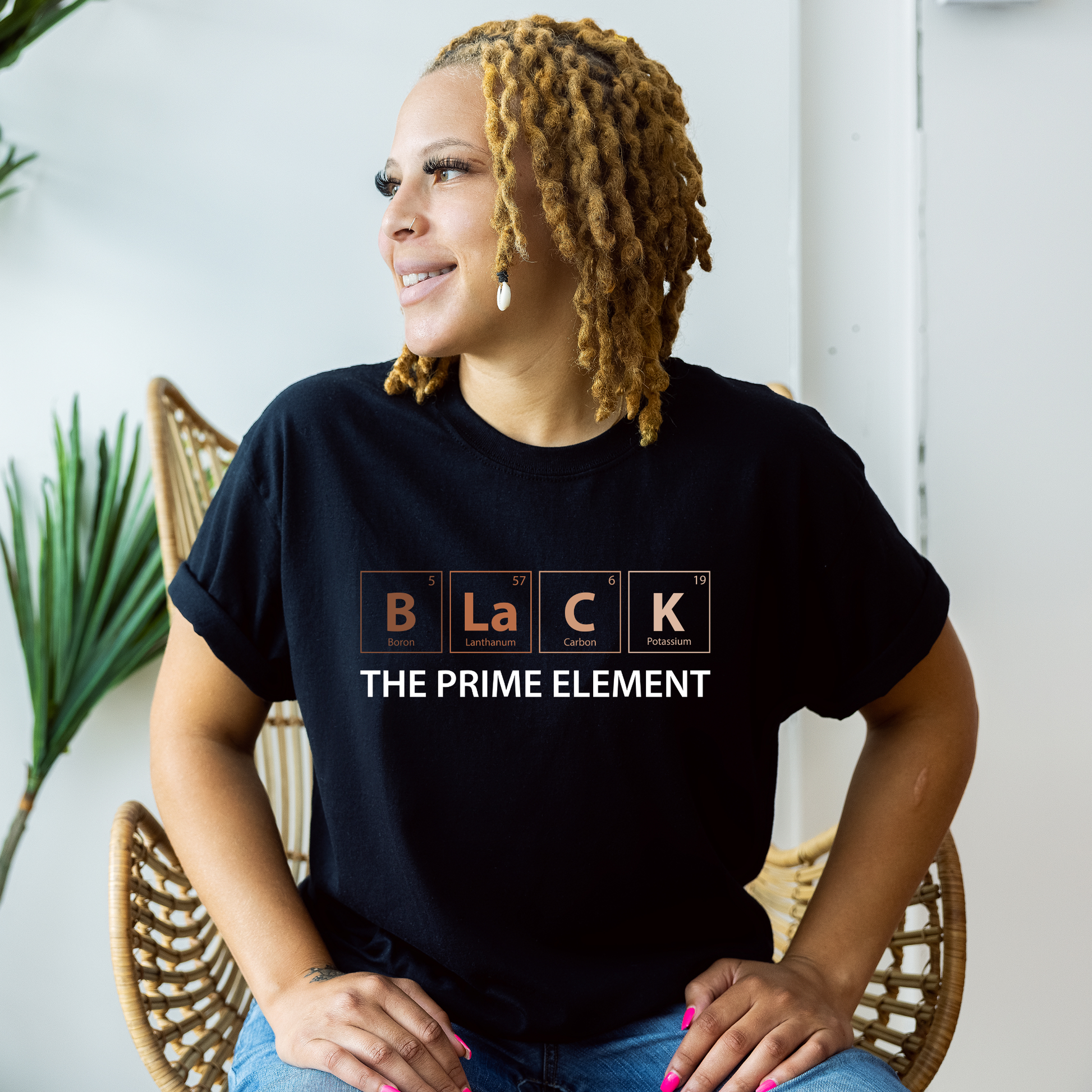 Shades of Black Prime Element Unisex T-shirt Custom T-shirt Bambi Rae Collections