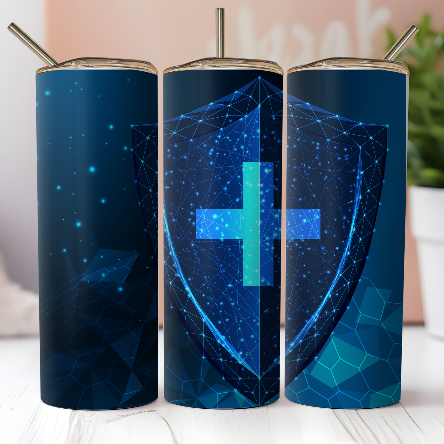 Guardian Shield Tumbler Custom Tumbler Bambi Rae Collections