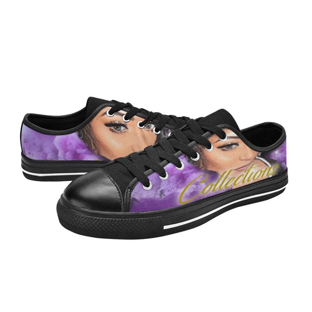 Custom Women's Classic Canvas Shoes (Model 018)