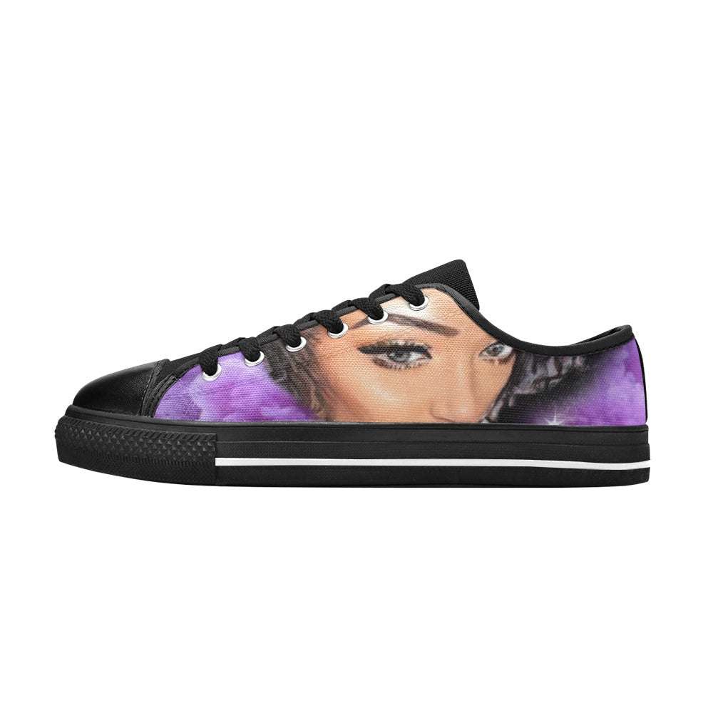 Custom Men's Classic Canvas Shoes (Model 018)