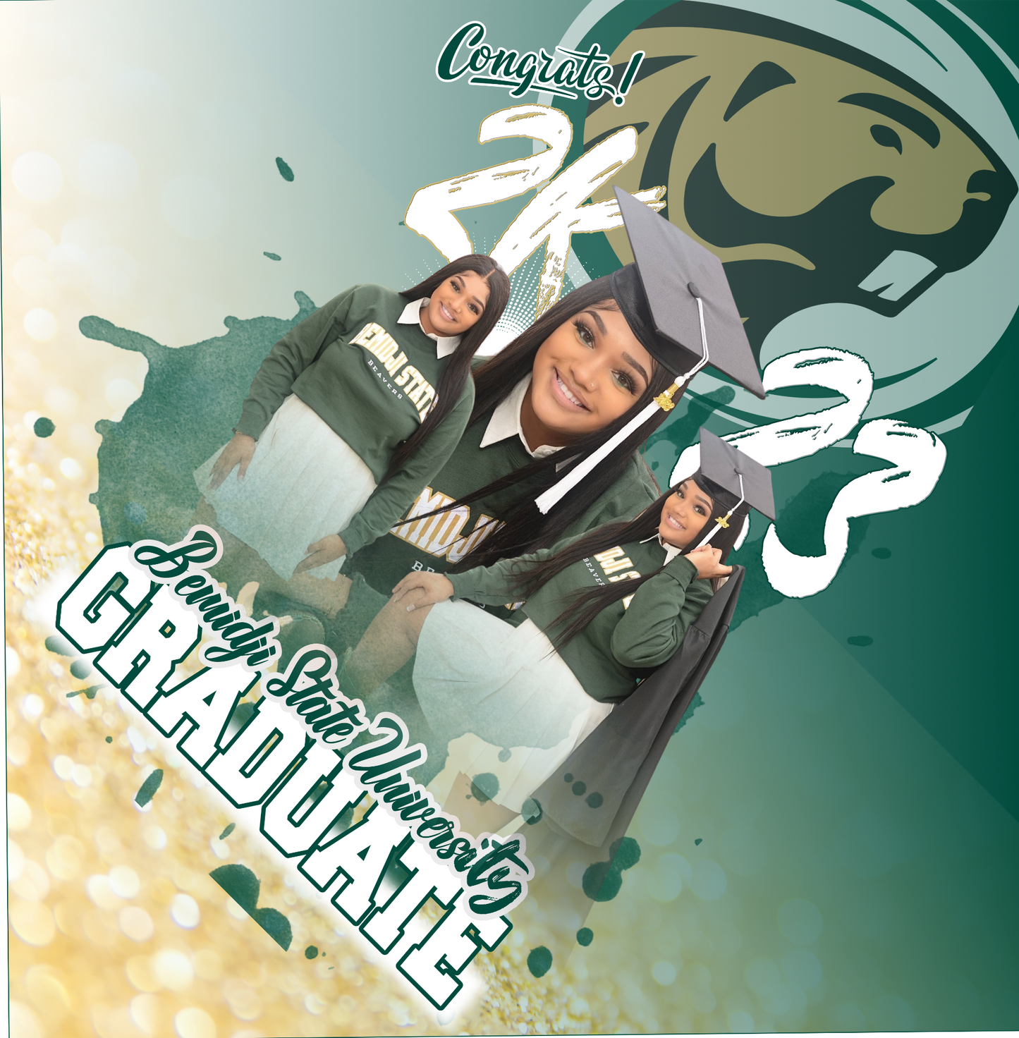 Custom Graduation Cap Topper Bambi Rae Collections