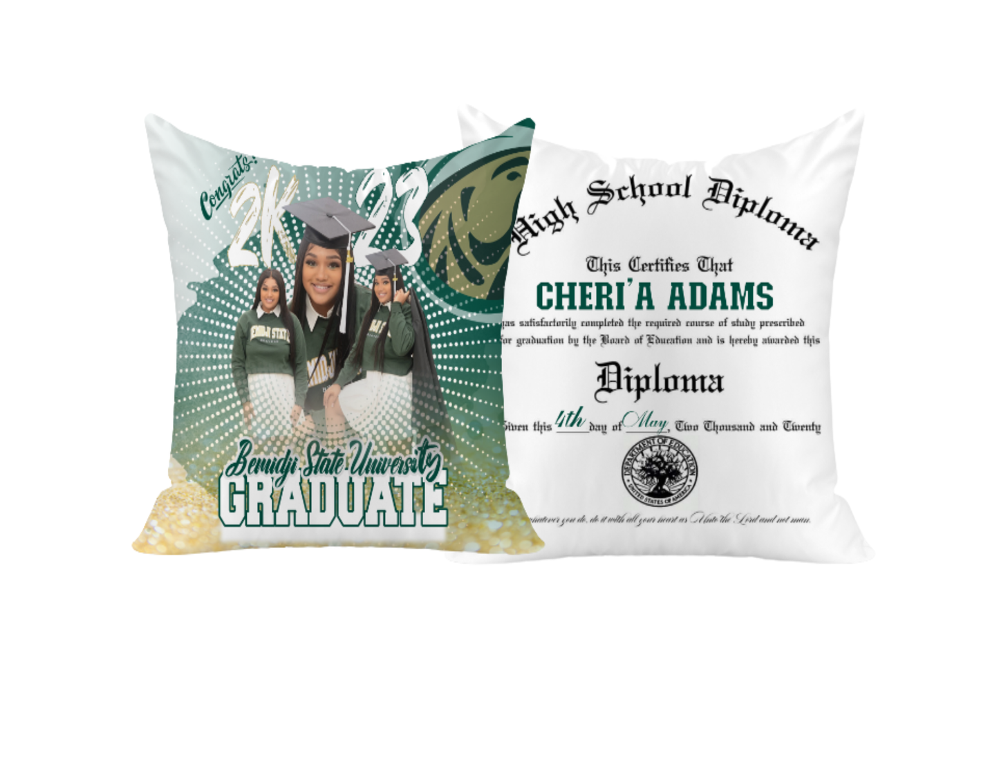 Diploma Pillow Pillows Bambi Rae Collections