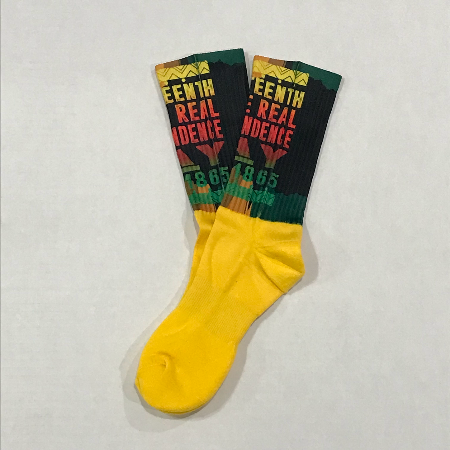 Juneteenth Socks Bambi Rae Collections Medium - The Real Independence