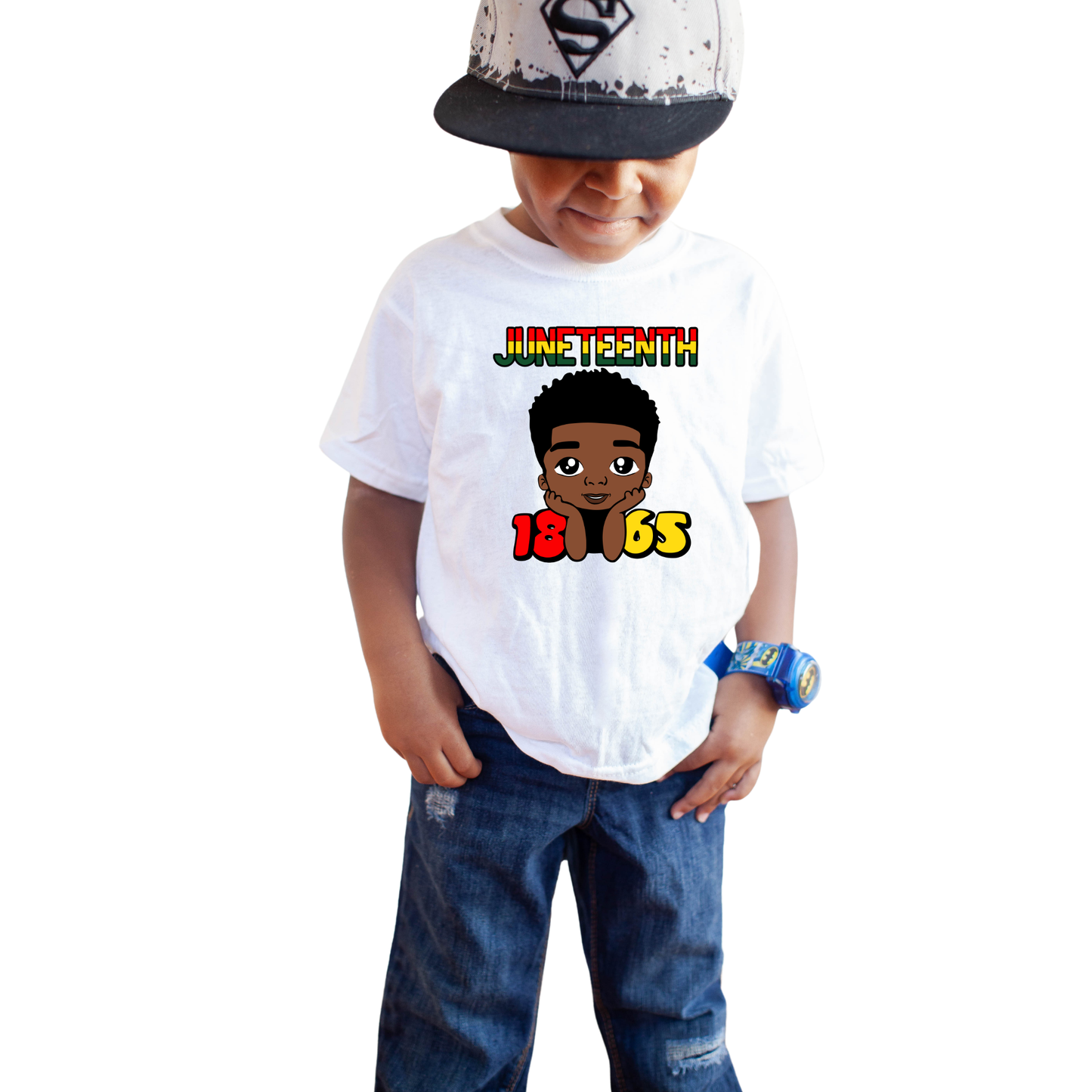 Young Hero Juneteenth 1865 Toddler and Youth Tshirt