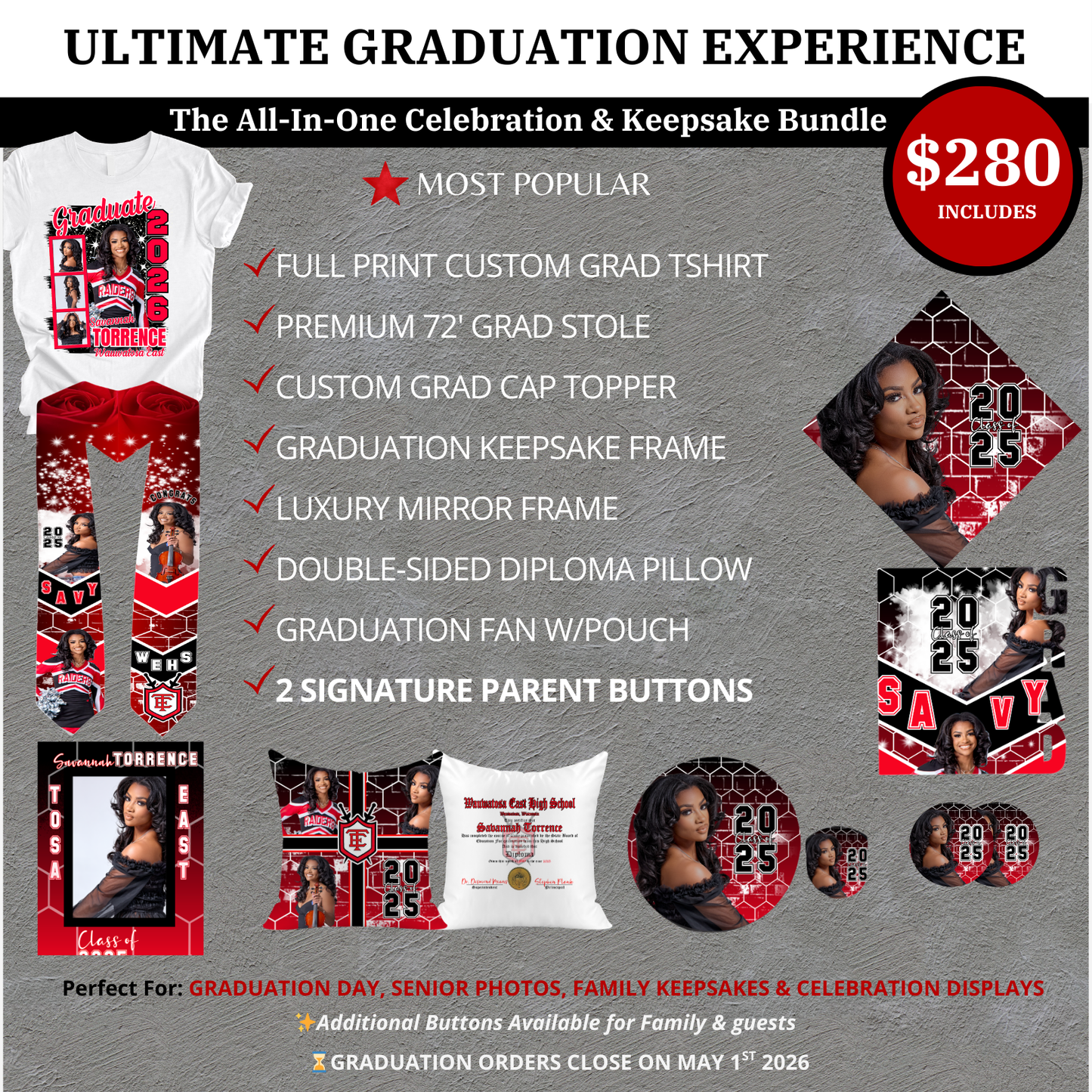 Custom Graduation Bundles
