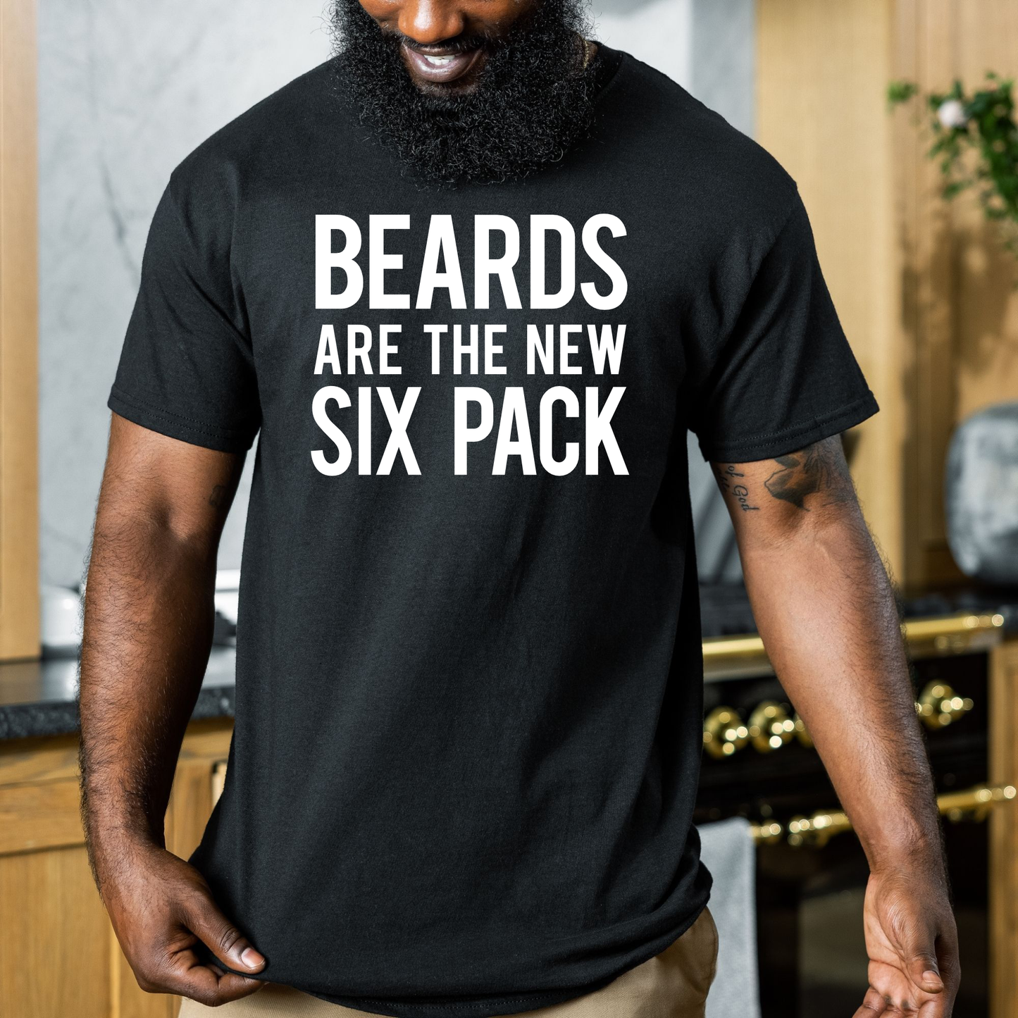 Beards are the new 6 pack Unisex T-shirt