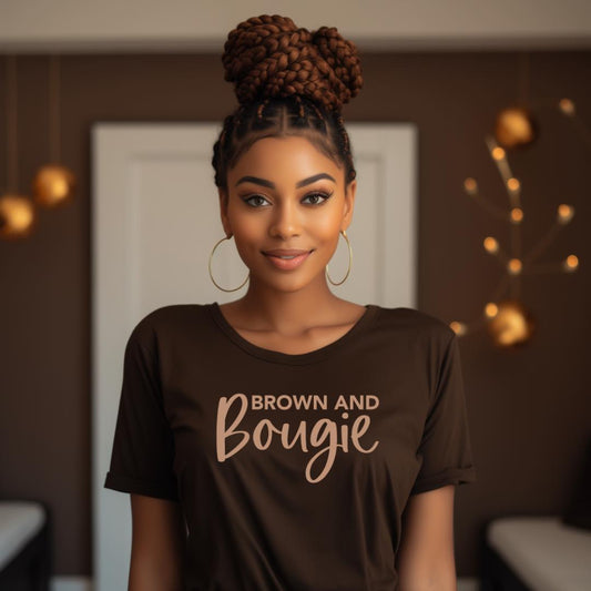 Brown & Boujie Unisex Tshirt
