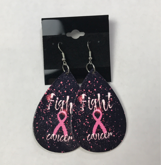 Fight Cancer Earrings  Bambi Rae Collections   