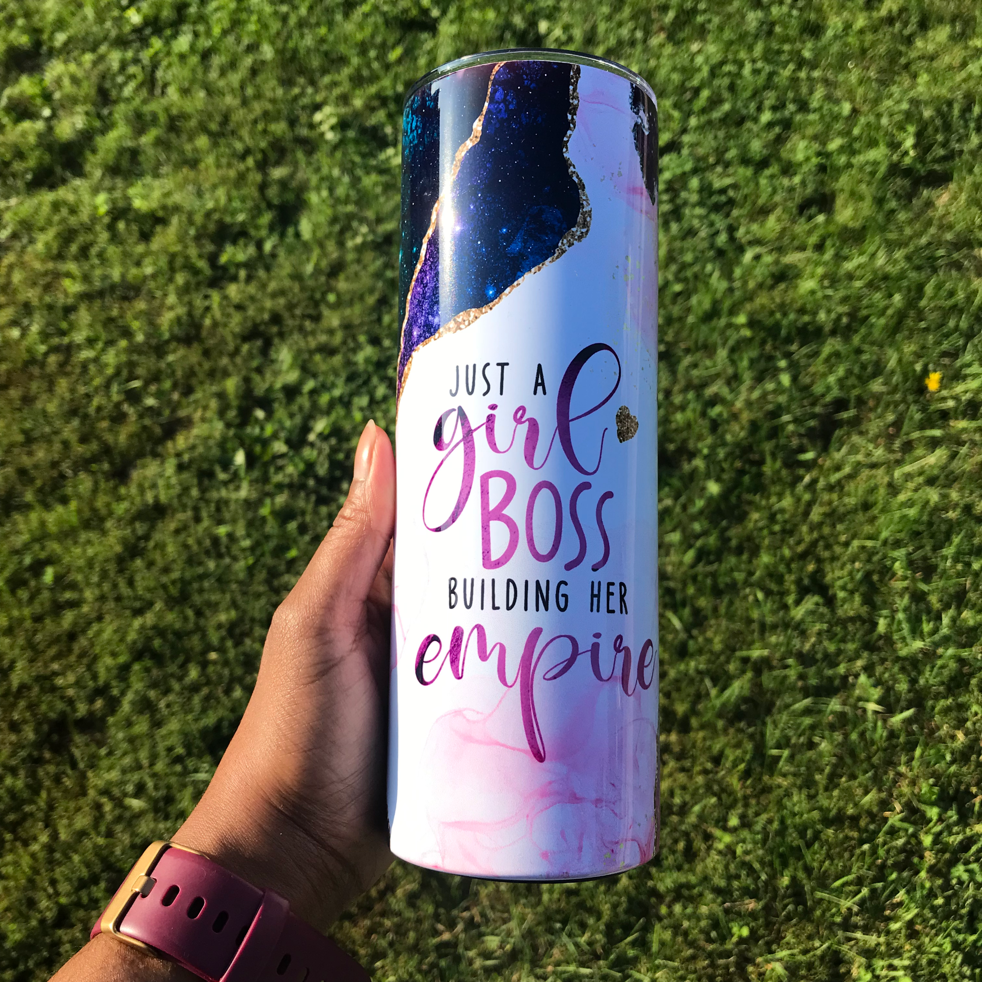 Girl Boss Tumbler Custom Tumbler Bambi Rae Collections   