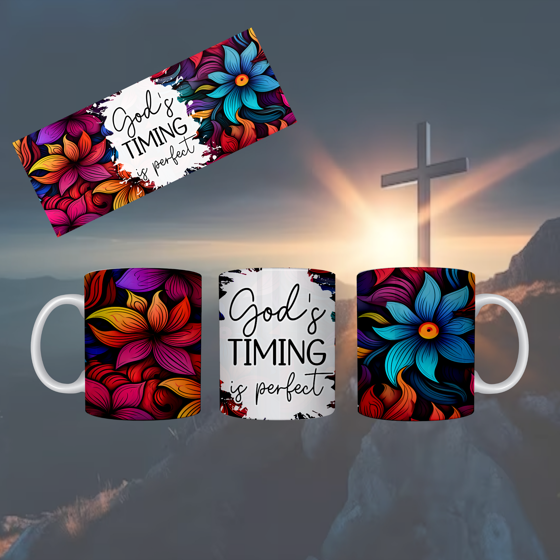 God's Timing is Perfect Mug mug Bambi Rae Collections   