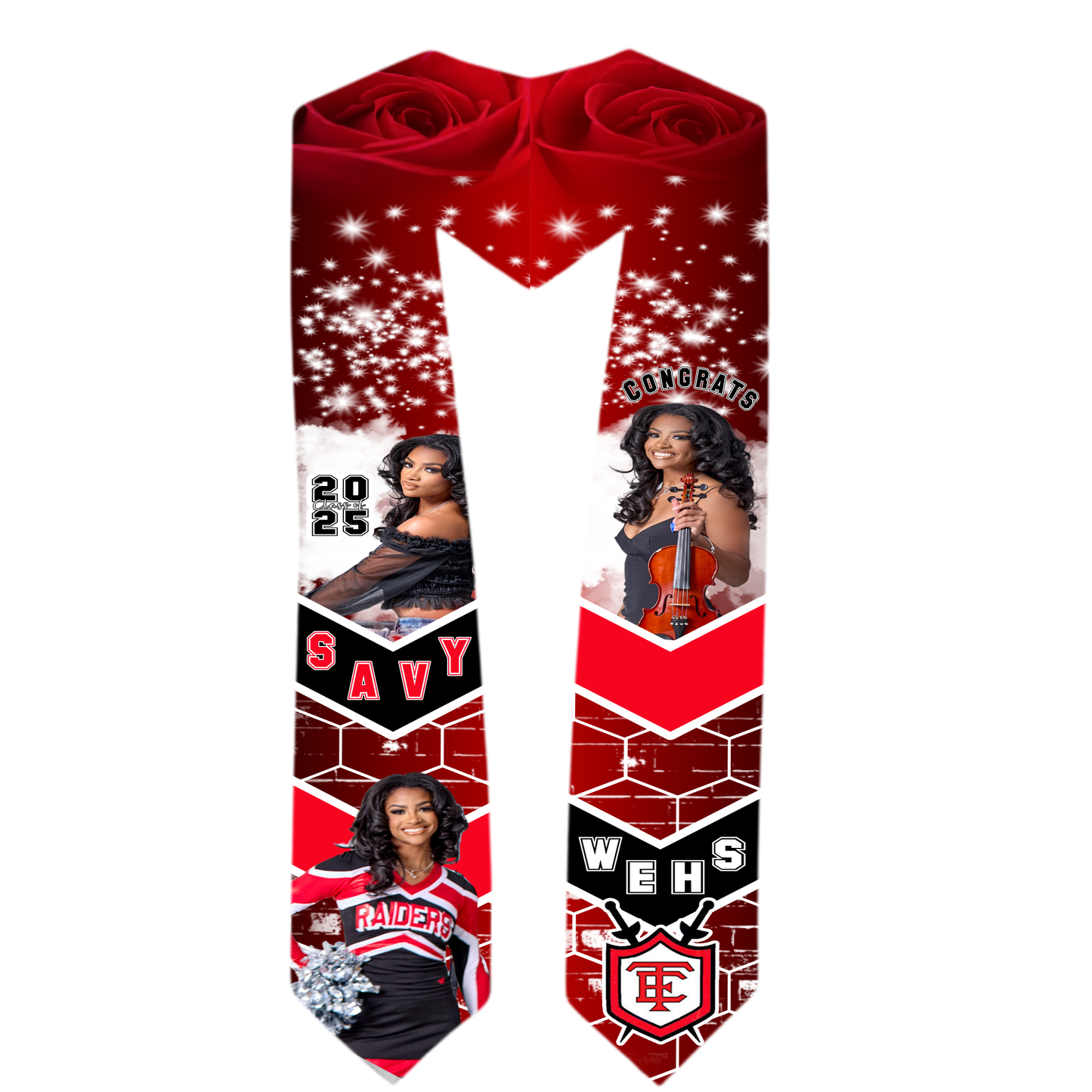 Custom Graduation Stole