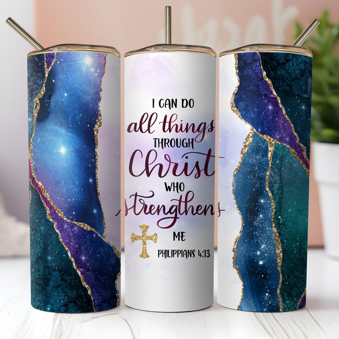 I Can Do All Things Through Christ Tumbler