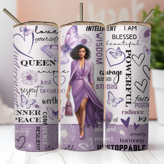 inspirational Woman Tumbler tumbler Bambi Rae Collections   