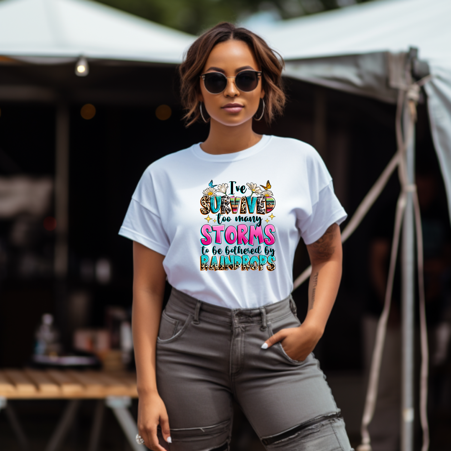 I Survived Too Many Storms T-shirt  Bambi Rae Collections   