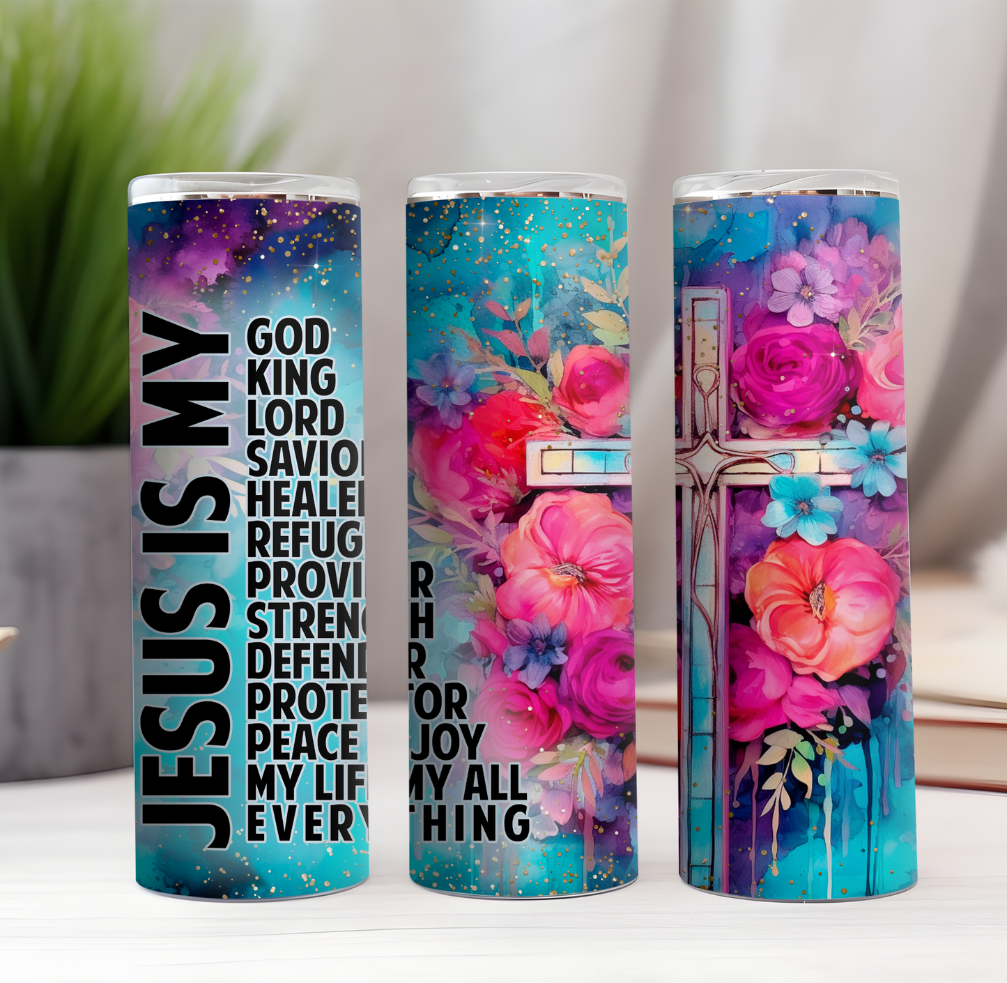 Jesus is My Tumbler tumbler Bambi Rae Collections   