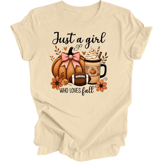 Just a Girl who loves Fall Unisex T-shirt