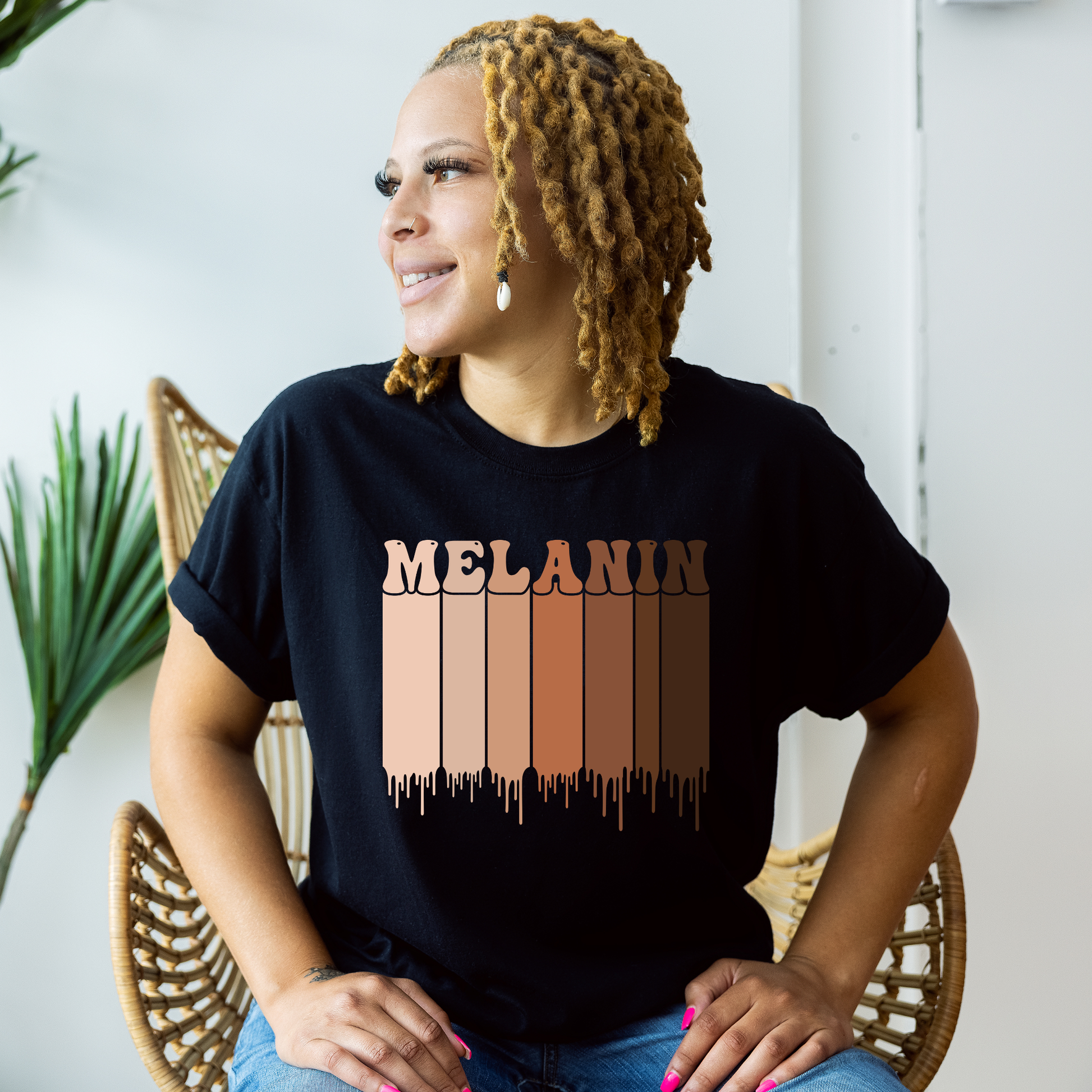 Melanin Unisex Tshirt Custom T-shirt Bambi Rae Collections   