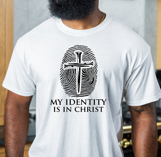 My identity is in Christ T-shirt Custom Tshirt Bambi Rae Collections   