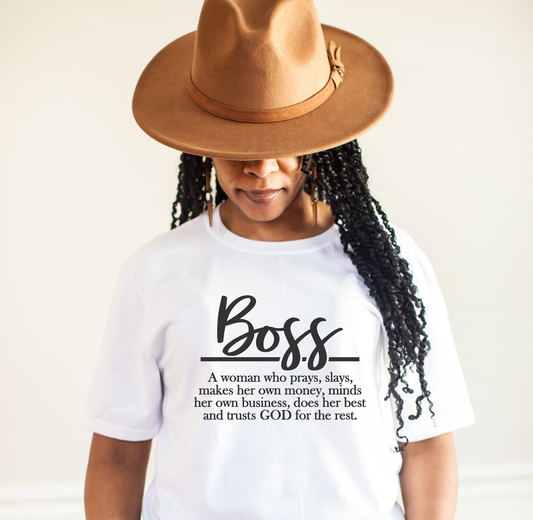 Boss T-shirt Custom Tshirt Bambi Rae Collections   