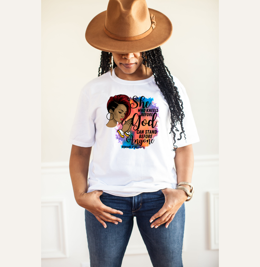 She Who Kneels Unisex Tshirt
