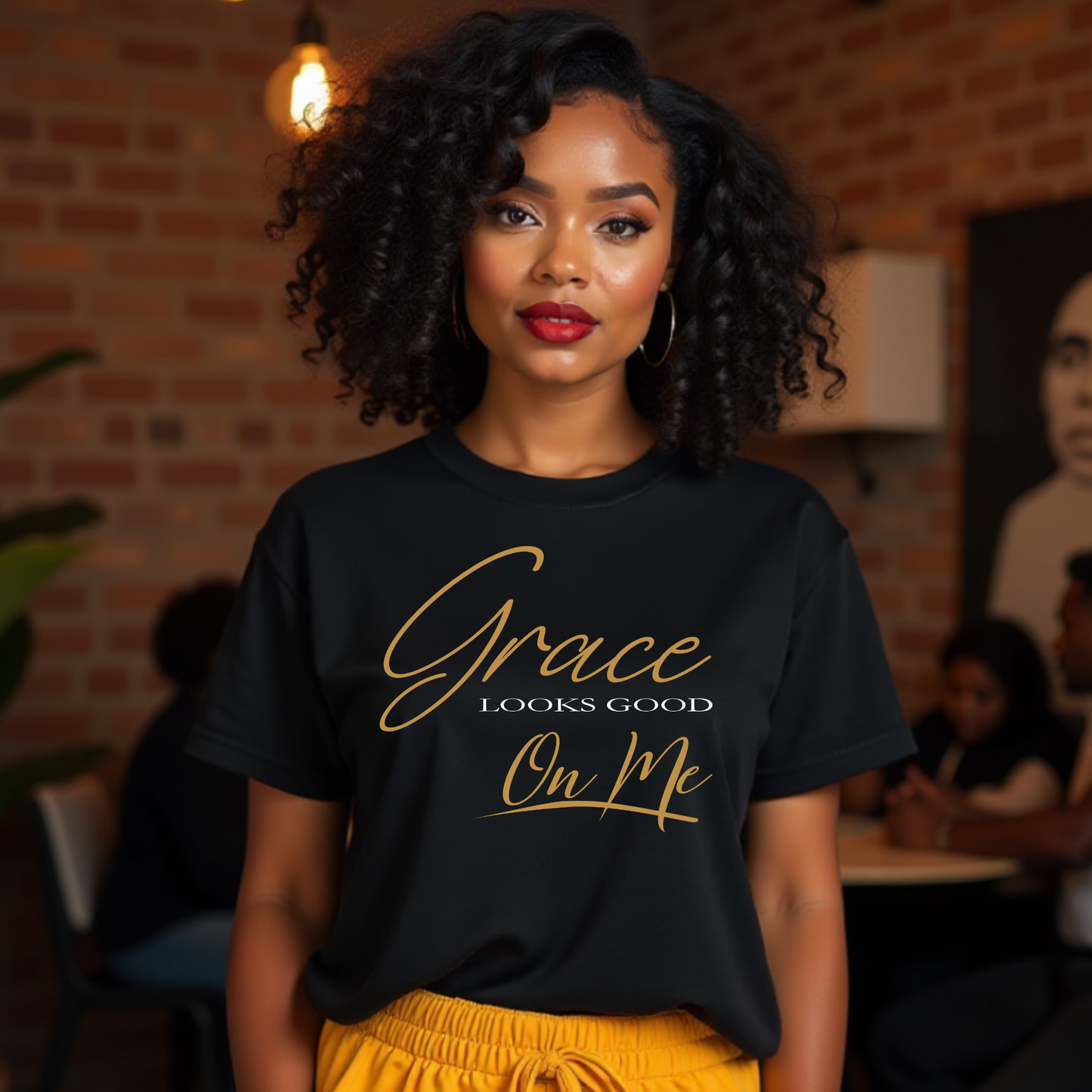 Grace Looks Good On Me Statement Tee
