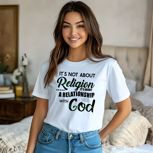 It's Not about Religion Unisex Tshirt