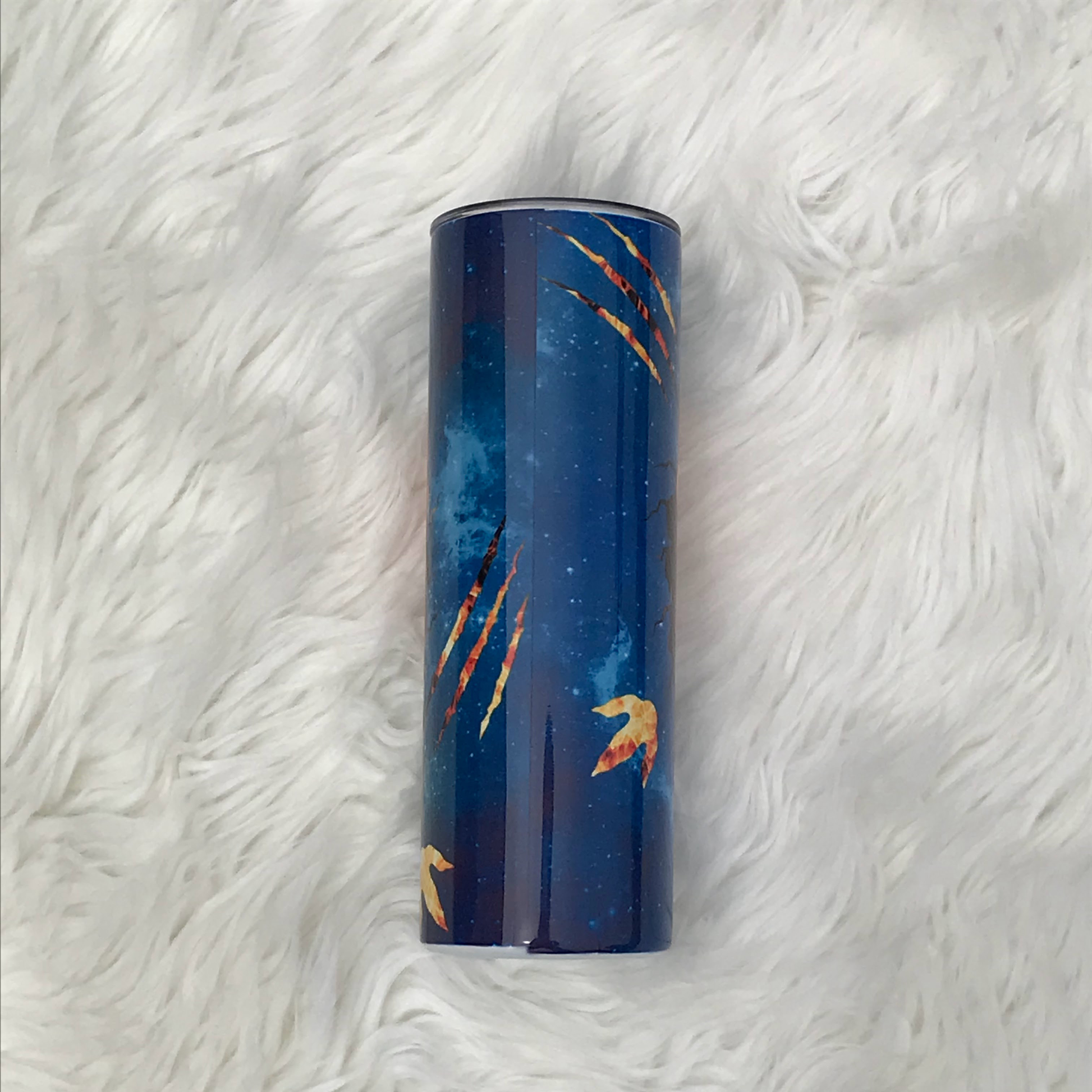 Fatherhood A Walk In the Park Blue Tumbler Custom Tumblers Bambi Rae Collections   