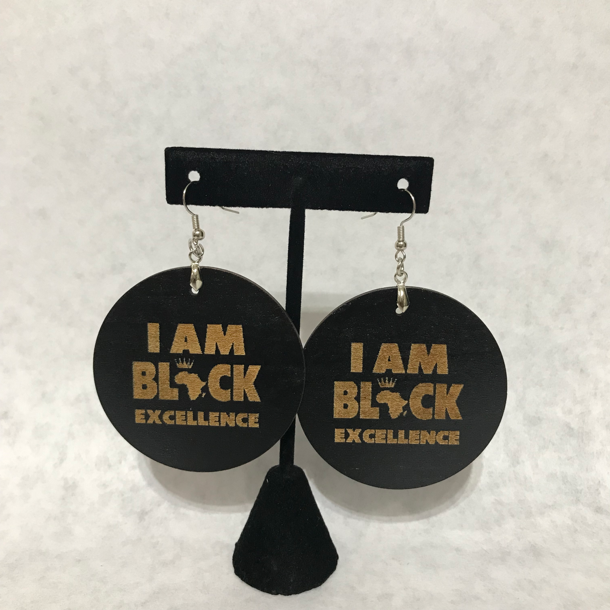 I Am Black Excellence Earrings Earrings Bambi Rae Collections   