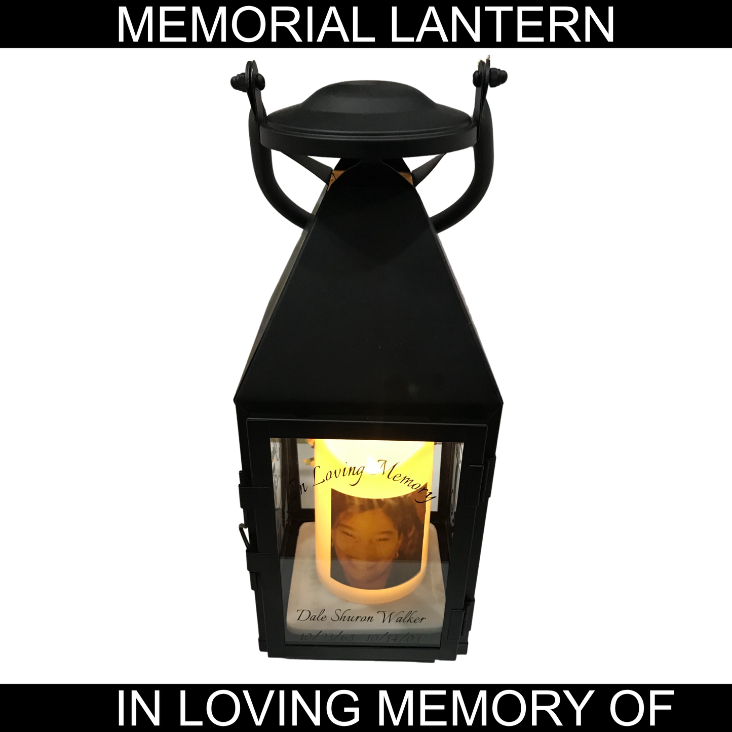 Custom Memorial Lantern