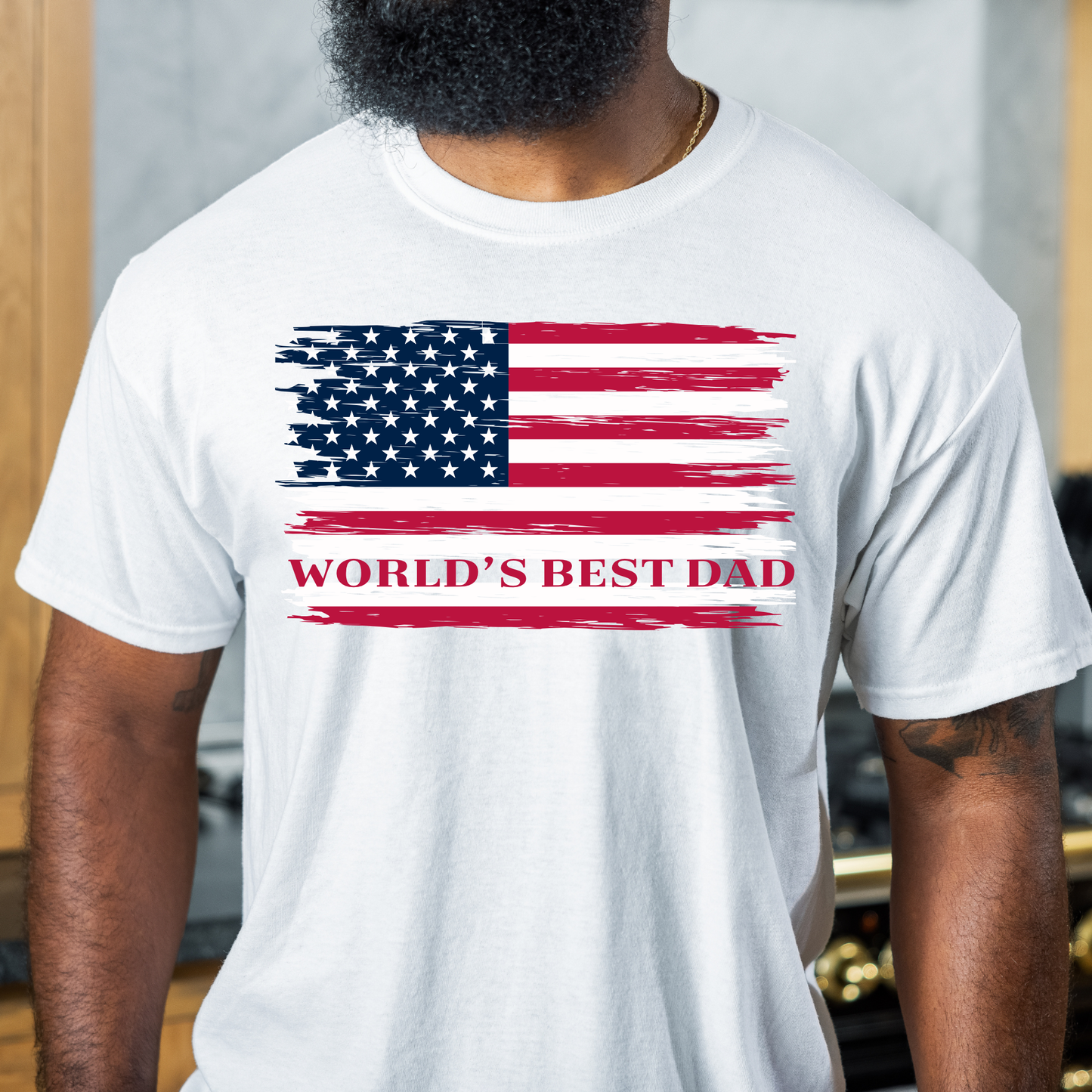 World's Best Dad T-Shirt Custom T-Shirt Bambi Rae Collections   