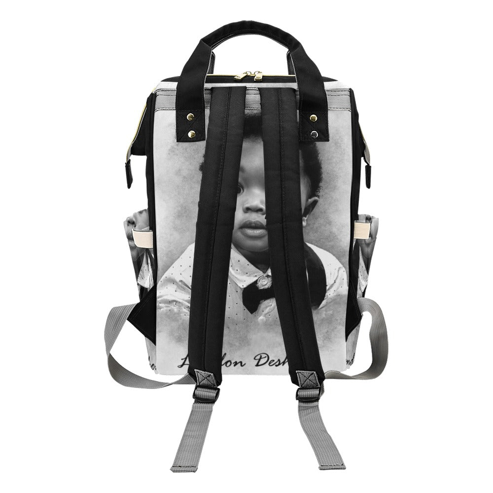 Custom Diaper Bag Multi-Function Diaper Backpack/Diaper Bag (Model 1688) Diaper Backpack Bambi Rae Collections   